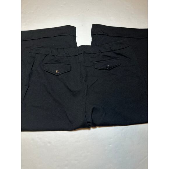 New York & Company Women’s Size Large Black Oliver Street Crop Pants Stretch - Picture 6 of 7